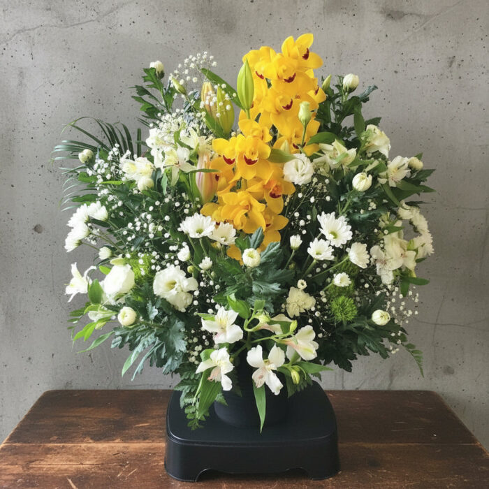 供花台付き　お供えアレンジ