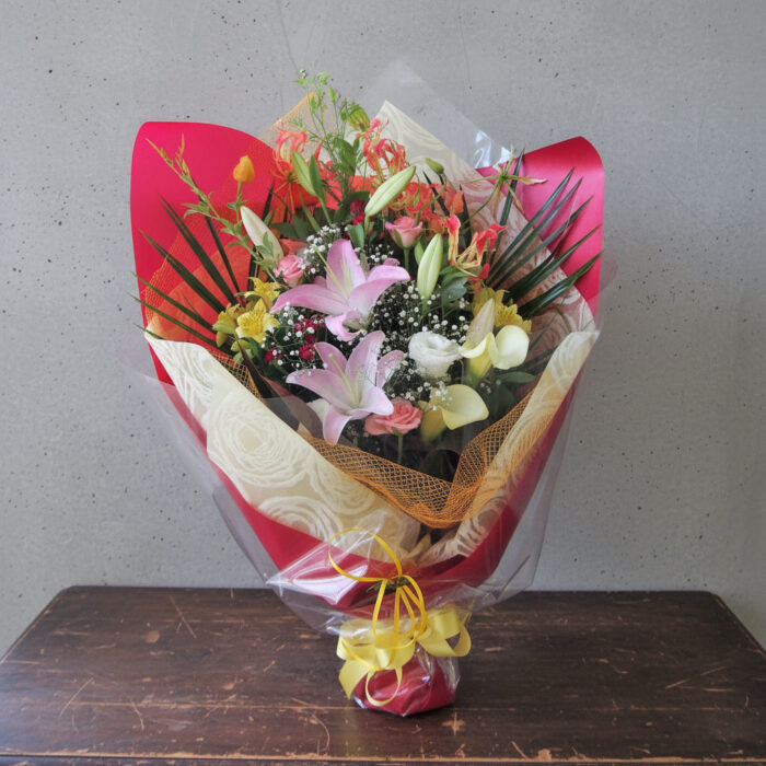 花束「退職祝にもおすすめ豪華なお花」