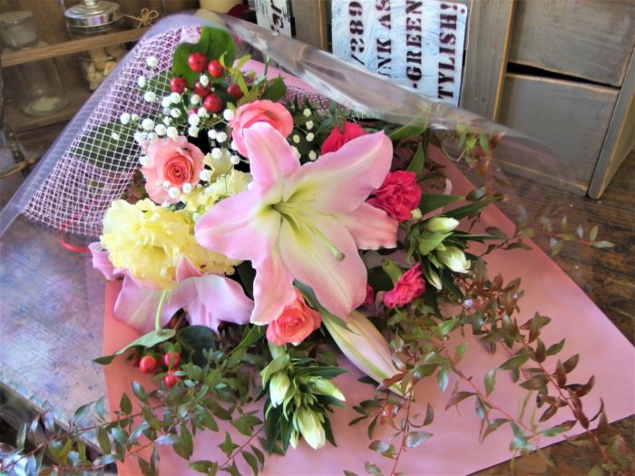 お祝花束「女性の送別に！」